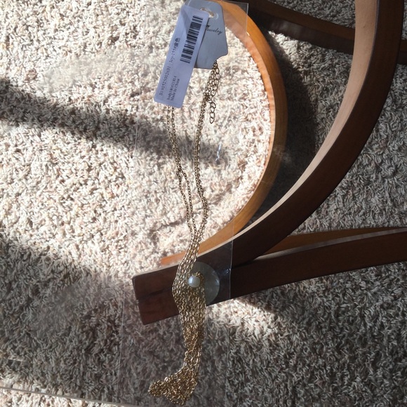 Faux Pearl Body Chain Gold Necklace NWT - Picture 4 of 8